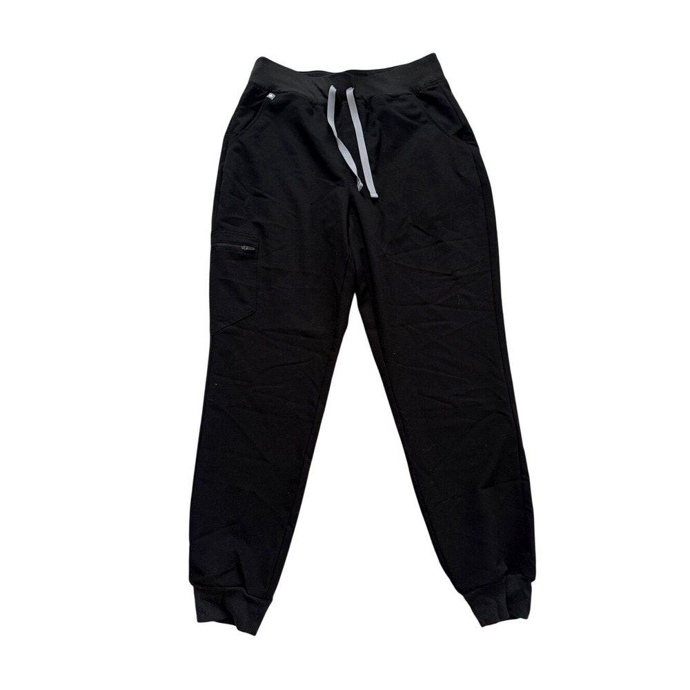 FIGS Black High Rise Zamora Jogger Scrub Pants M
